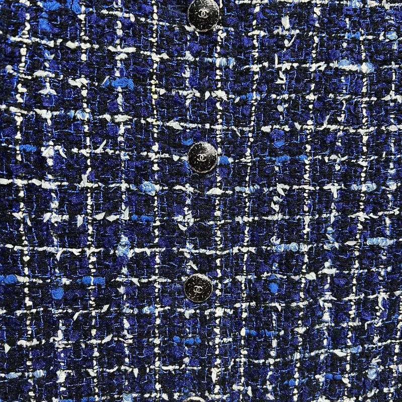 Chanel Chanel Multicolor Wool Women's Coat 0089 Size S / US 4 / IT 40 - 3 Thumbnail