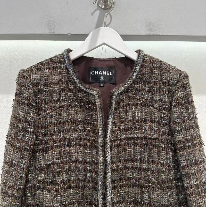 Chanel Chanel Multicolor Women's Jacket for Spring/Fall 0089 Size ONE SIZE - 3 Thumbnail