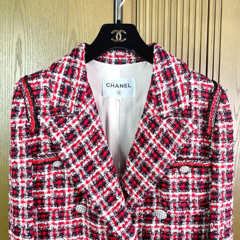 Chanel Chanel Color Block Wool Blend Women's Jacket 0089 Size S / US 4 / IT 40 - 3 Thumbnail