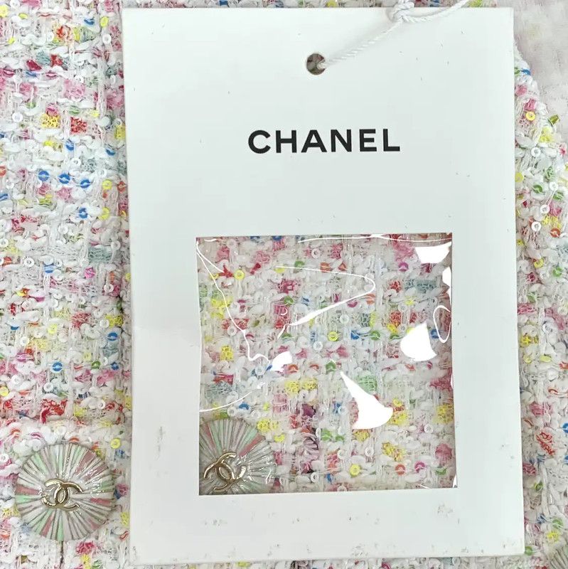 Chanel Chanel Pink Viscose Jacket for Women 0089 Size S / US 4 / IT 40 - 9 Thumbnail