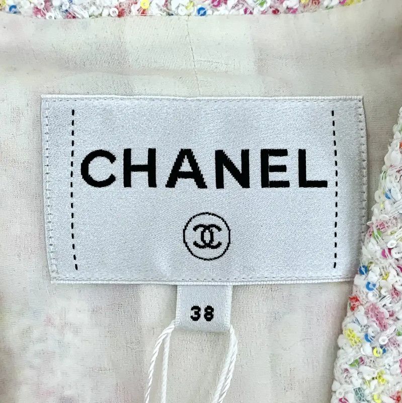 Chanel Chanel Pink Viscose Jacket for Women 0089 Size S / US 4 / IT 40 - 6 Thumbnail