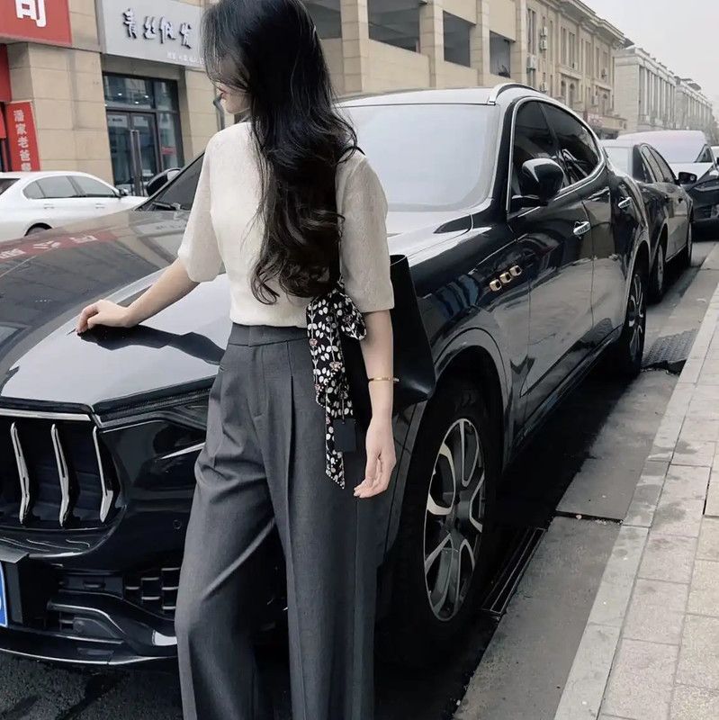 Miu Miu Miu Miu Black Casual Trousers for Women 0089 Size 30" / US 8 / IT 44 - 7 Thumbnail