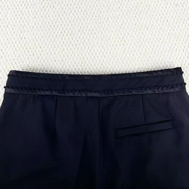 Miu Miu Miu Miu Black Casual Trousers for Women 0089 Size 30" / US 8 / IT 44 - 4 Thumbnail