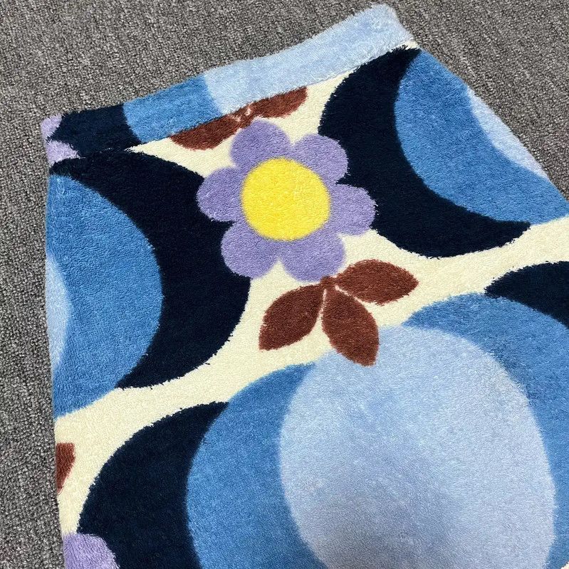 Miu Miu Miu Miu Summer Light Blue Women's Skirt 0089 Size 23" - 3 Thumbnail