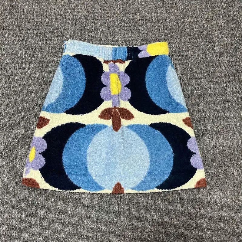 Miu Miu Miu Miu Summer Light Blue Women's Skirt 0089 Size 23" - 2 Thumbnail