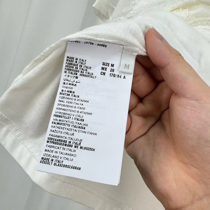 Miu Miu Miu Miu White Floral Logo Short Sleeve T-shirt 0089 Size M / US 6-8 / IT 42-44 - 7 Thumbnail