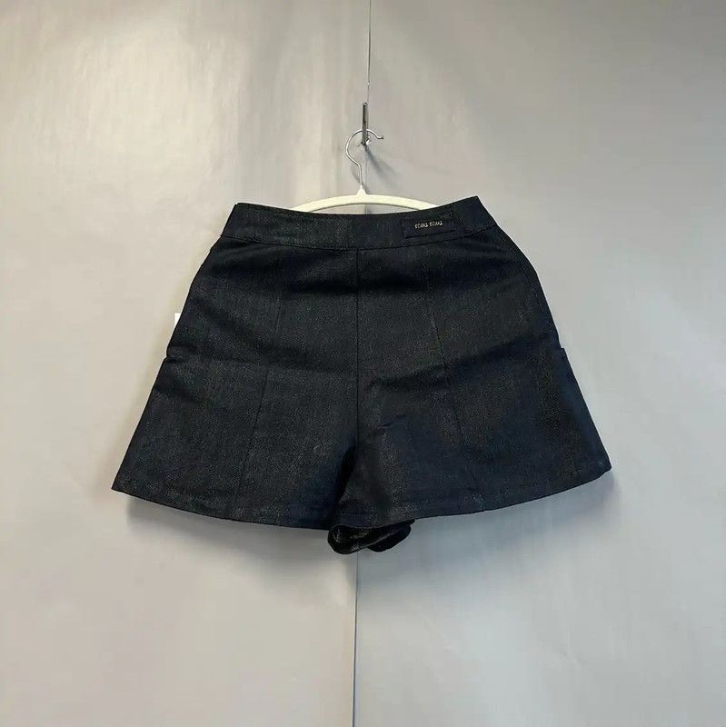 Miu Miu Miu Miu Black Cotton Women's Shorts 0089 Size 23" - 2 Thumbnail