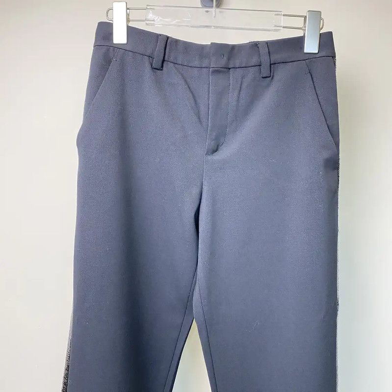 Miu Miu Miu Miu Black Cotton Casual Pants for Women 0089 Size 23" - 3 Thumbnail