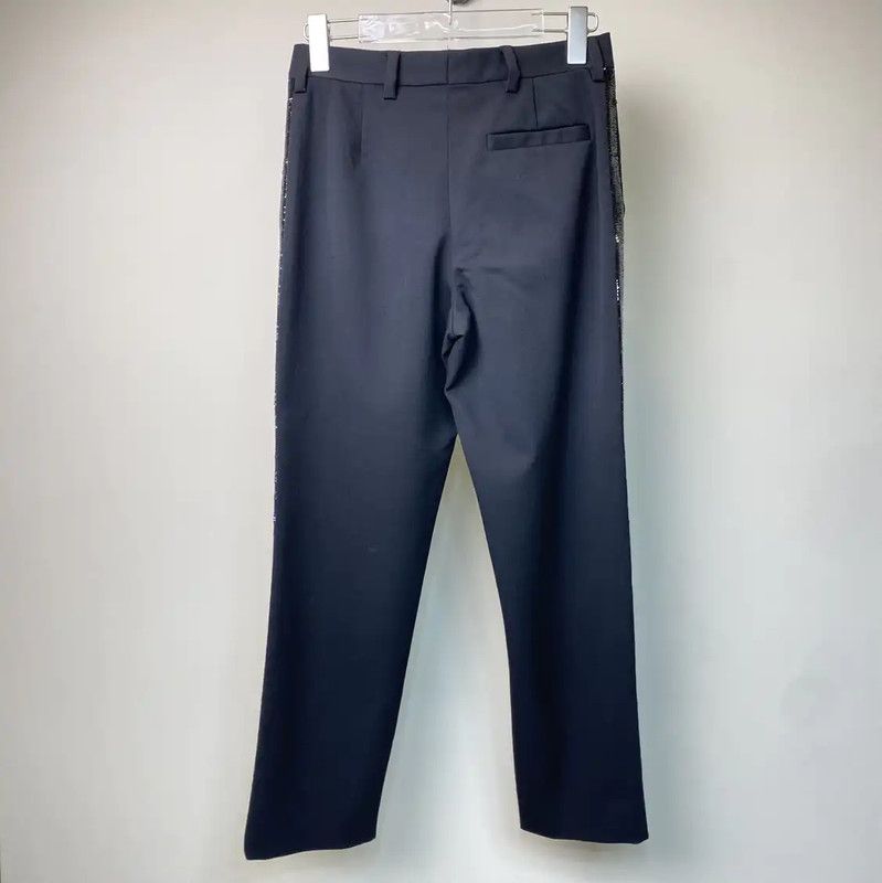 Miu Miu Miu Miu Black Cotton Casual Pants for Women 0089 Size 23" - 2 Thumbnail