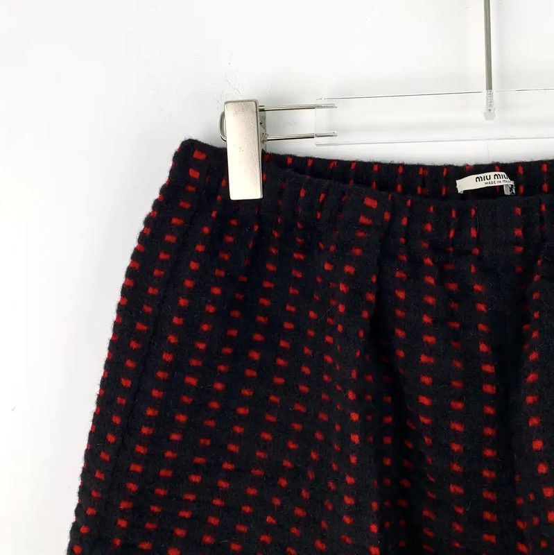 Miu Miu Miu Miu Colorful Wool Women's Shorts 0089 Size 23" - 3 Thumbnail