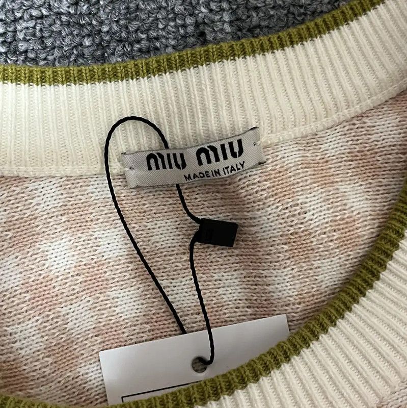 Miu Miu Miu Miu Summer Pink Cotton Skirt 0089 Size 24" / US 00 / IT 34 - 3 Thumbnail