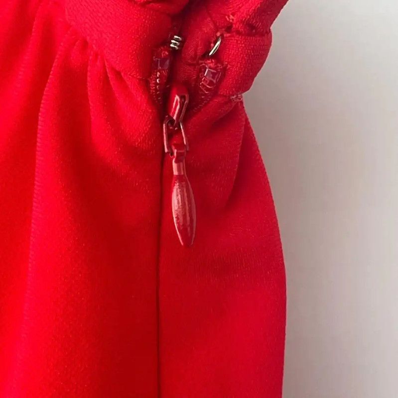 Miu Miu Miu Miu Red Summer Midi Skirt for Women 0089 Size 28" / US 6 / IT 42 - 5 Thumbnail