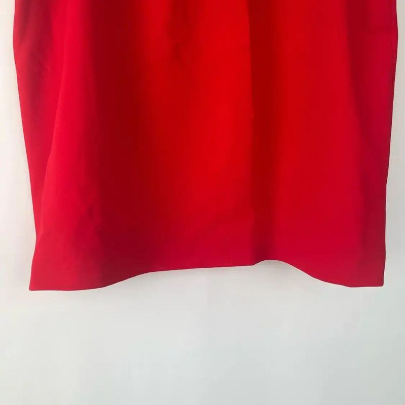 Miu Miu Miu Miu Red Summer Midi Skirt for Women 0089 Size 28" / US 6 / IT 42 - 3 Thumbnail