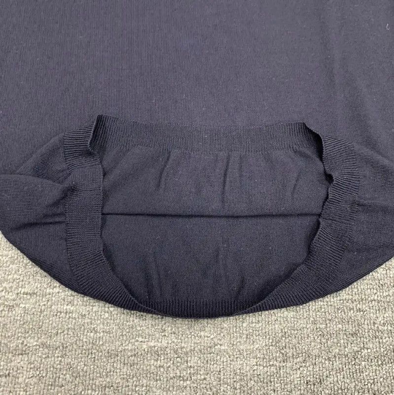 Miu Miu Miu Miu Women's Blue Cotton Pullover Sweater 0089 Size S / US 4 / IT 40 - 6 Thumbnail