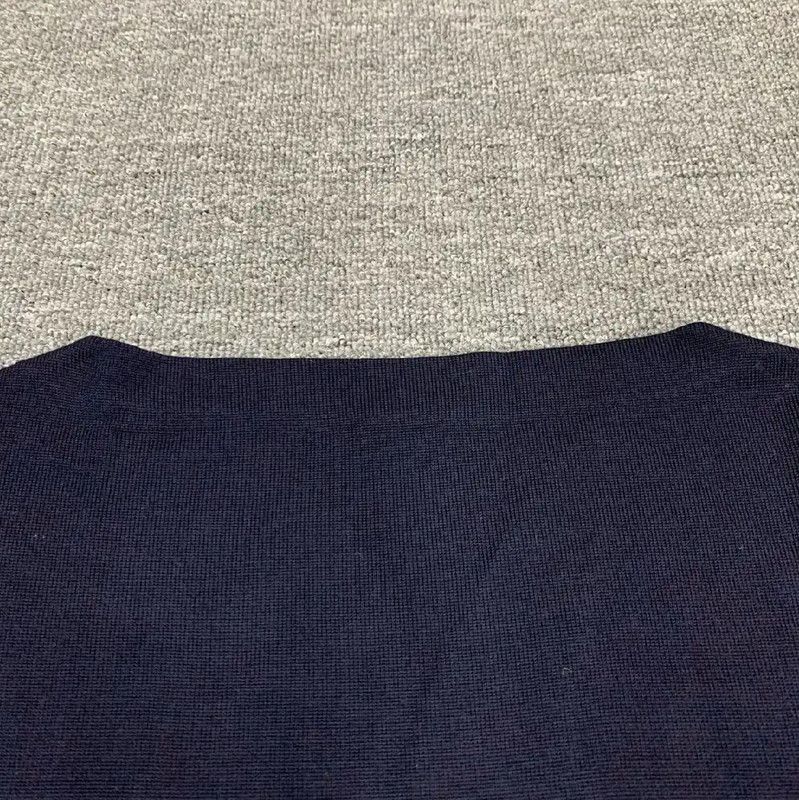 Miu Miu Miu Miu Women's Blue Cotton Pullover Sweater 0089 Size S / US 4 / IT 40 - 8 Thumbnail