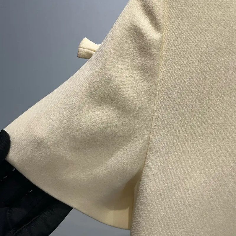 Miu Miu Miu Miu Summer Beige Cropped Short Sleeve T-Shirt 0089 Size M / US 6-8 / IT 42-44 - 10 Thumbnail