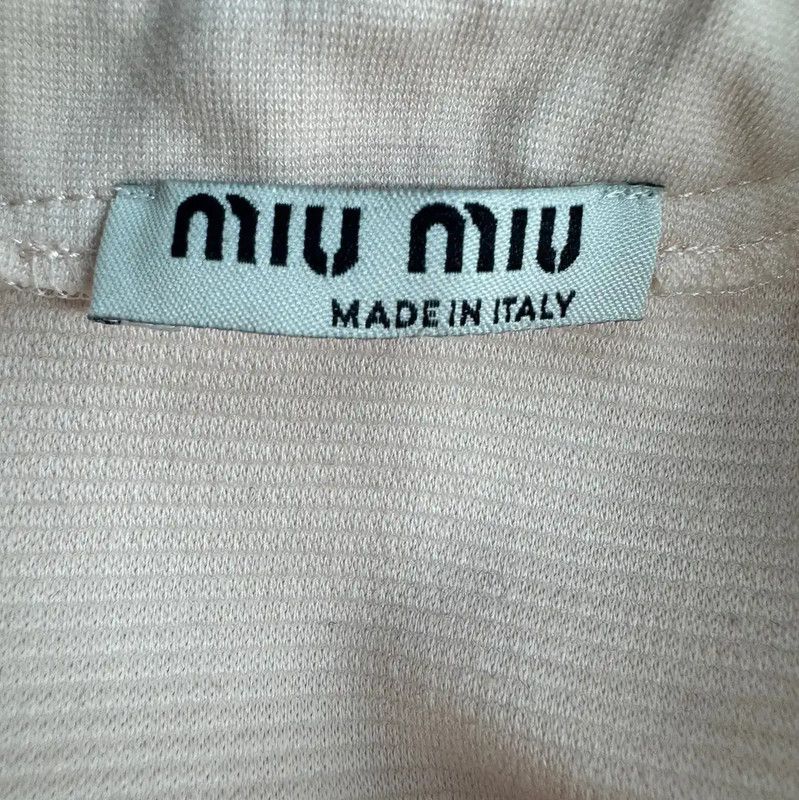 Miu Miu Miu Miu Pink Cotton Women's Dress 0089 Size S / US 4 / IT 40 - 3 Thumbnail