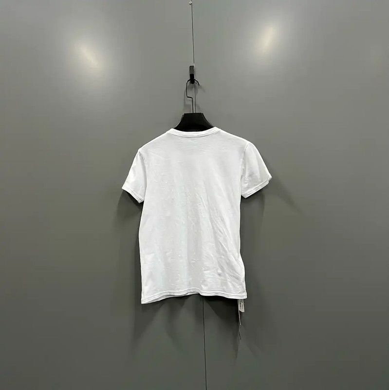 Miu Miu Miu Miu Summer White Cotton Short Sleeve T-Shirt 0089 Size S / US 4 / IT 40 - 3 Thumbnail
