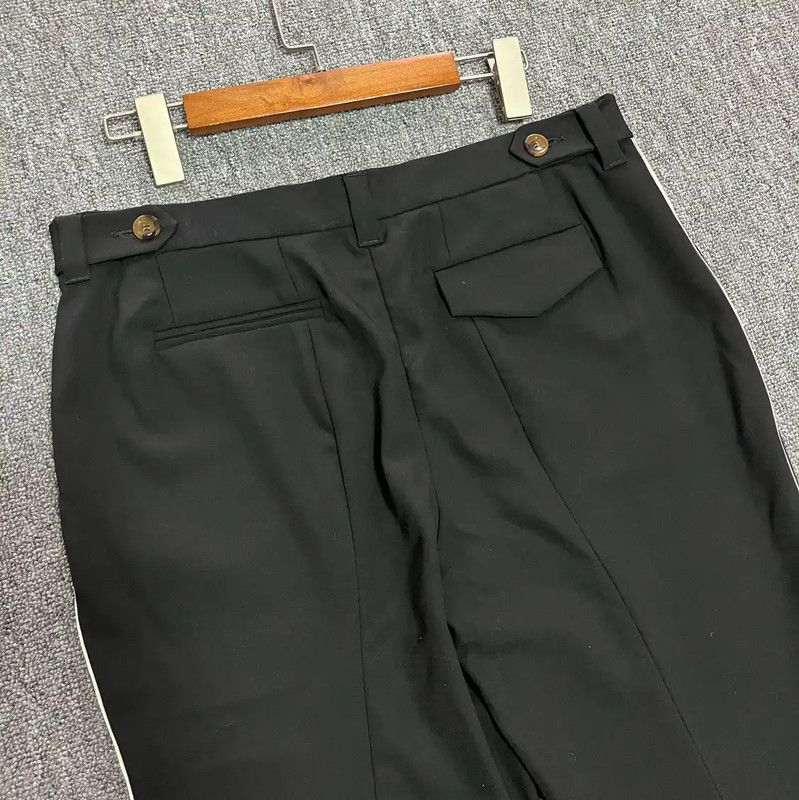 Miu Miu Miu Miu Black Wool Casual Trousers for Summer 0089 Size 28" / US 6 / IT 42 - 4 Thumbnail