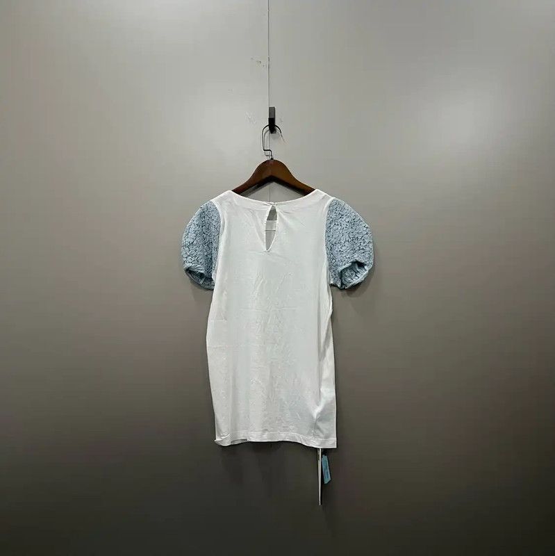 Miu Miu Miu Miu Summer White Cotton Short Sleeve T-Shirt 0089 Size M / US 6-8 / IT 42-44 - 3 Thumbnail