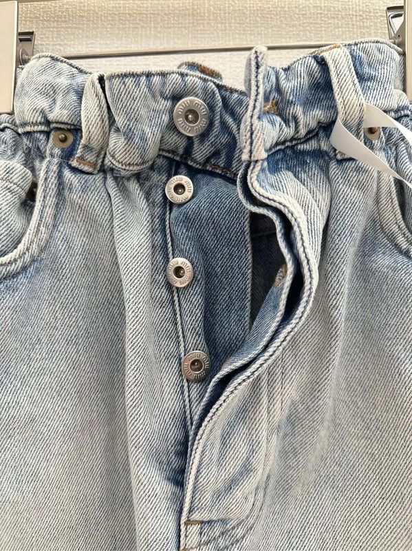 Miu Miu Miu Miu Denim A-Line Skirt in Light Blue 0089 Size 23" - 5 Thumbnail