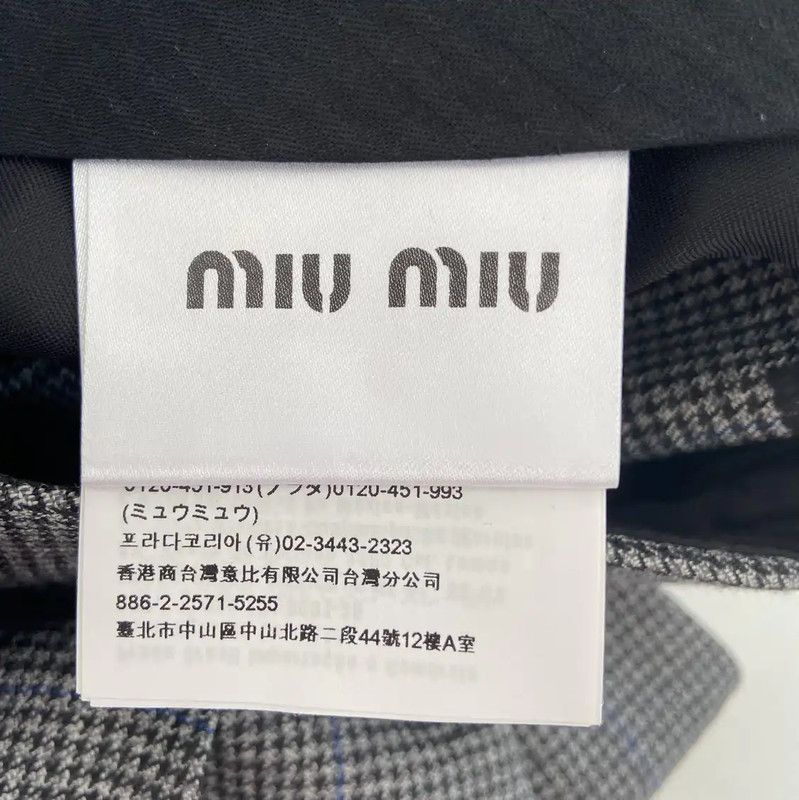 Miu Miu Miu Miu Gray Wool Women's Shorts 0089 Size 23" - 6 Thumbnail