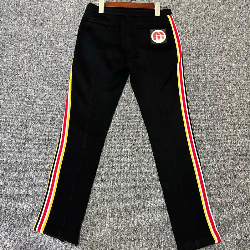 Miu Miu Miu Miu Black Summer Casual Pants for Women 0089 Size 23" - 2 Thumbnail