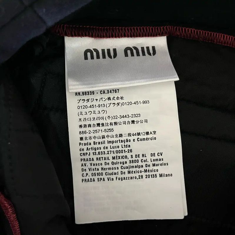 Miu Miu Miu Miu Black Summer Casual Pants for Women 0089 Size 23" - 4 Thumbnail