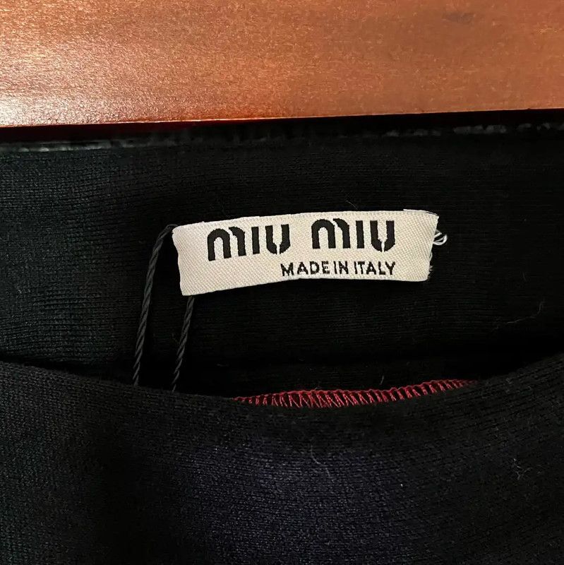 Miu Miu Miu Miu Black Summer Casual Pants for Women 0089 Size 23" - 3 Thumbnail