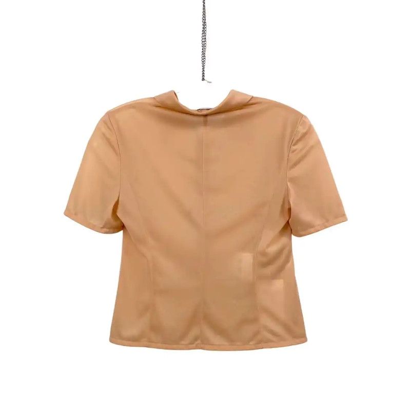 Miu Miu Miu Miu Multi-Color Short Sleeve Shirt 0089 Size ONE SIZE - 2 Thumbnail