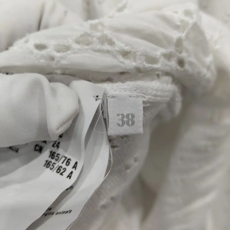 Miu Miu Miu Miu Summer White Cotton Dress 0089 Size L / US 10 / IT 46 - 6 Thumbnail