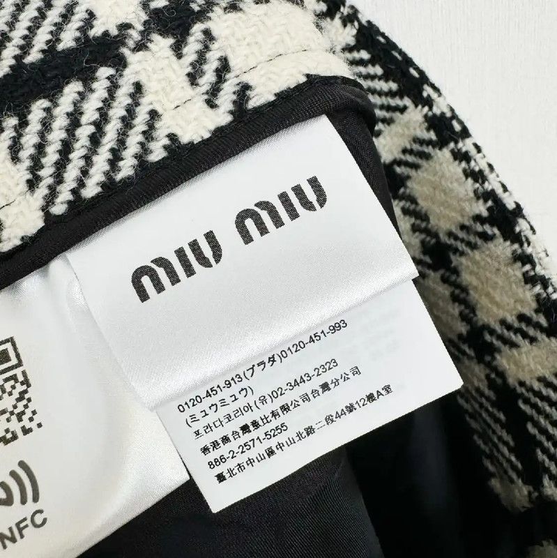 Miu Miu Miu Miu Multicolor Women's Skirt for Spring/Fall 0089 Size 38" / US 16 / IT 52 - 3 Thumbnail