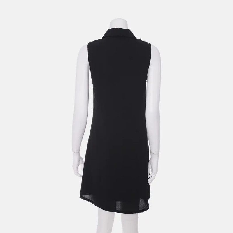 Miu Miu Miu Miu Black Mid-Length Dress for Women 0089 Size XXS / US 00 / IT 34 - 2 Thumbnail