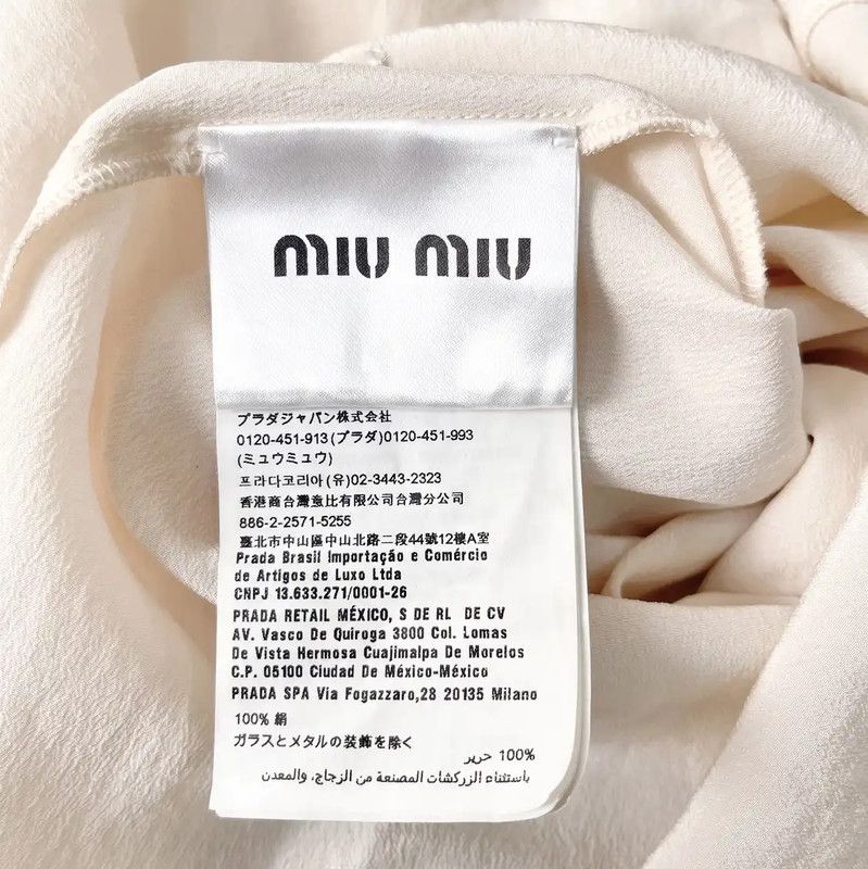Miu Miu Miu Miu Pale Pink Women's Shirt 0089 Size S / US 4 / IT 40 - 8 Thumbnail
