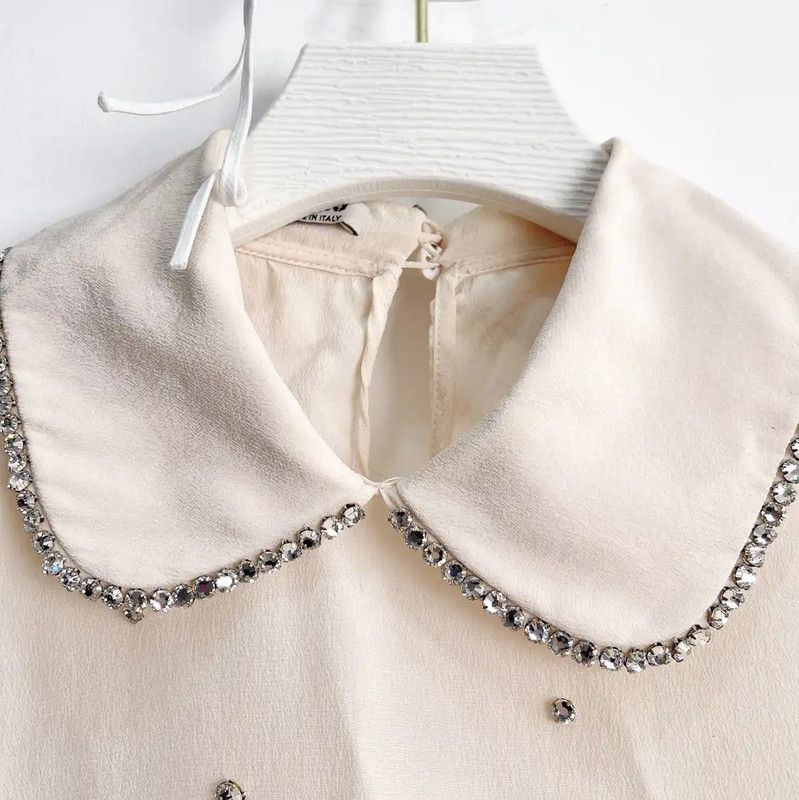Miu Miu Miu Miu Pale Pink Women's Shirt 0089 Size S / US 4 / IT 40 - 4 Thumbnail
