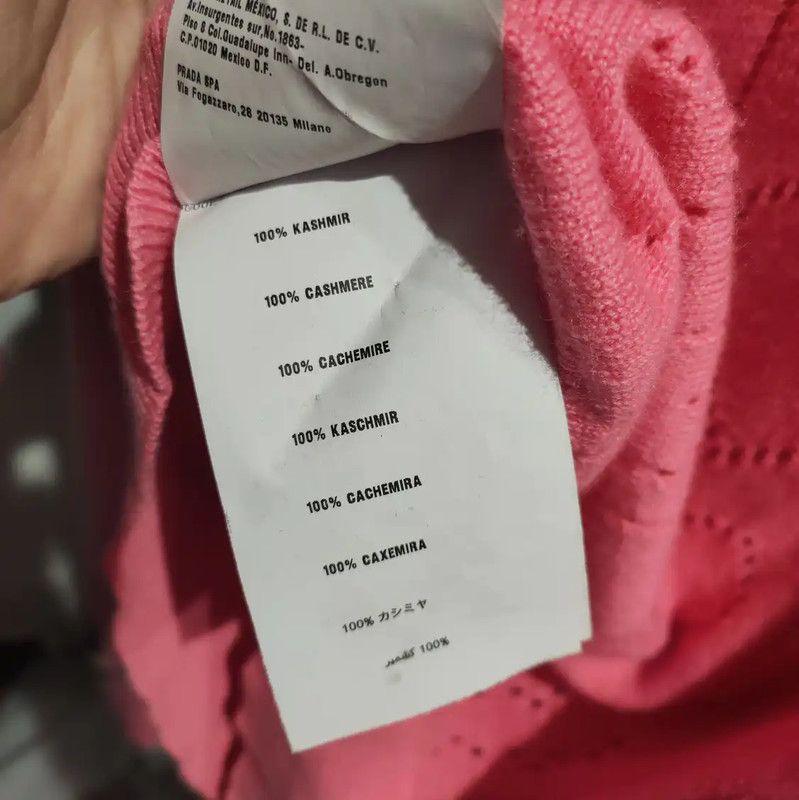 Miu Miu Miu Miu Pink Cashmere Heart Pattern Pullover 0089 Size L / US 10 / IT 46 - 5 Thumbnail