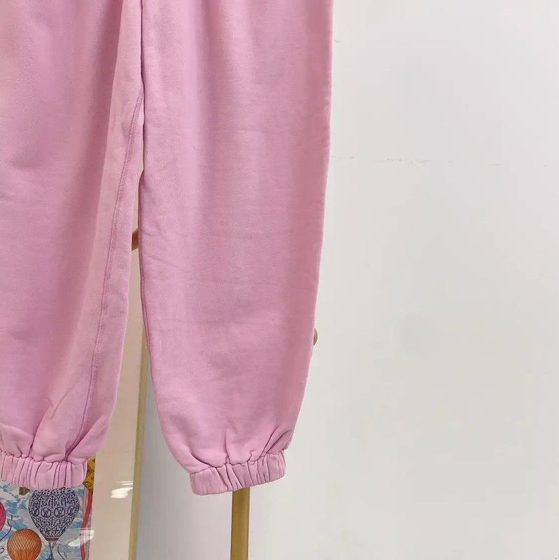 Miu Miu Miu Miu Pink Cotton Casual Pants for Women 0089 Size 23" - 4 Thumbnail