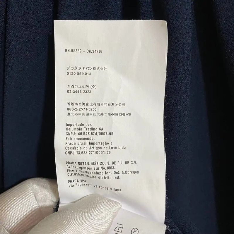 Miu Miu Miu Miu A-Line Dress in Dark Blue 0089 Size M / US 6-8 / IT 42-44 - 8 Thumbnail