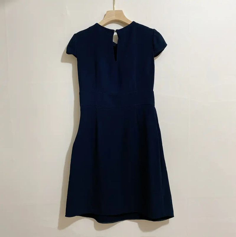 Miu Miu Miu Miu A-Line Dress in Dark Blue 0089 Size M / US 6-8 / IT 42-44 - 2 Thumbnail