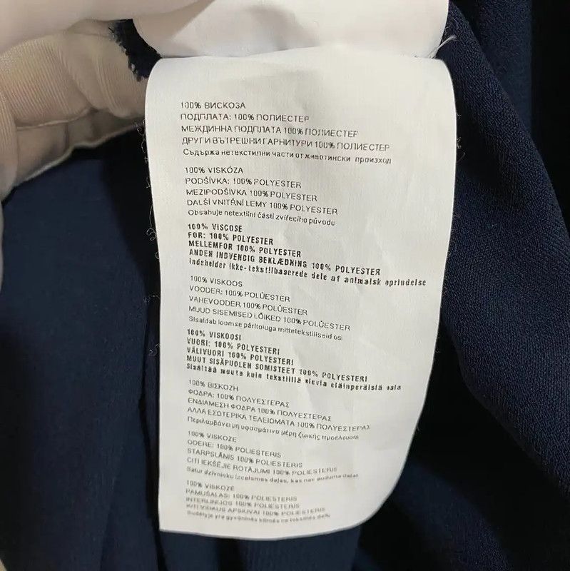 Miu Miu Miu Miu A-Line Dress in Dark Blue 0089 Size M / US 6-8 / IT 42-44 - 7 Thumbnail