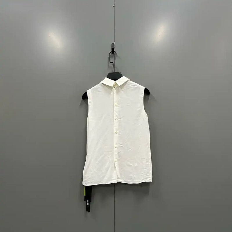 Miu Miu Miu Miu Sleeveless White Summer T-shirt 0089 Size ONE SIZE - 2 Thumbnail