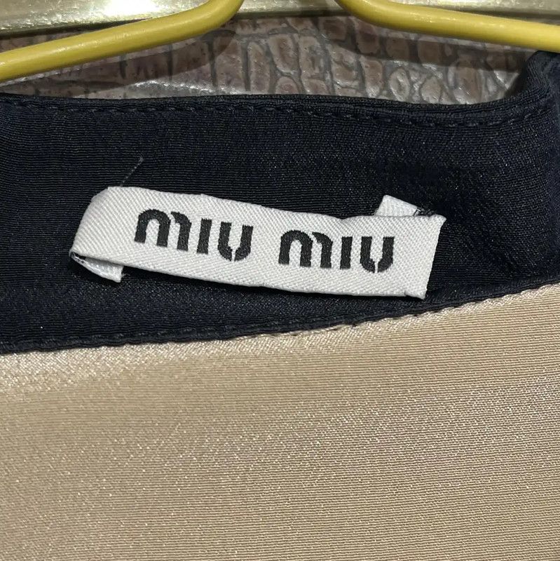 Miu Miu Miu Miu Silk Long Sleeve Shirt for Women 0089 Size S / US 4 / IT 40 - 3 Thumbnail