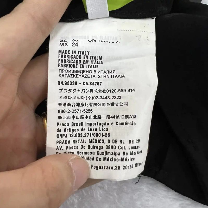 Miu Miu Miu Miu Black Short Sleeve Cotton T-Shirt 0089 Size ONE SIZE - 4 Thumbnail