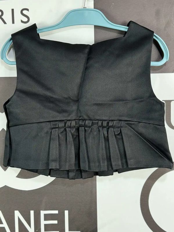 Miu Miu Miu Miu Black Silk Pleated Skirt 0089 Size 23" - 2 Thumbnail