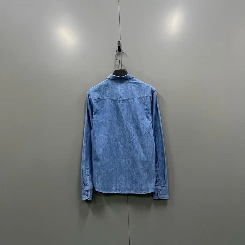 Miu Miu Miu Miu Blue Cotton Short Sleeve Shirt 0089 Size ONE SIZE - 2 Thumbnail