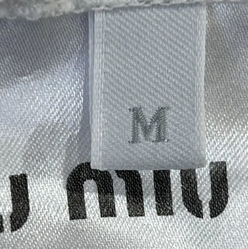 Miu Miu Miu Miu Summer White Cotton T-Shirt 0089 Size M / US 6-8 / IT 42-44 - 6 Thumbnail