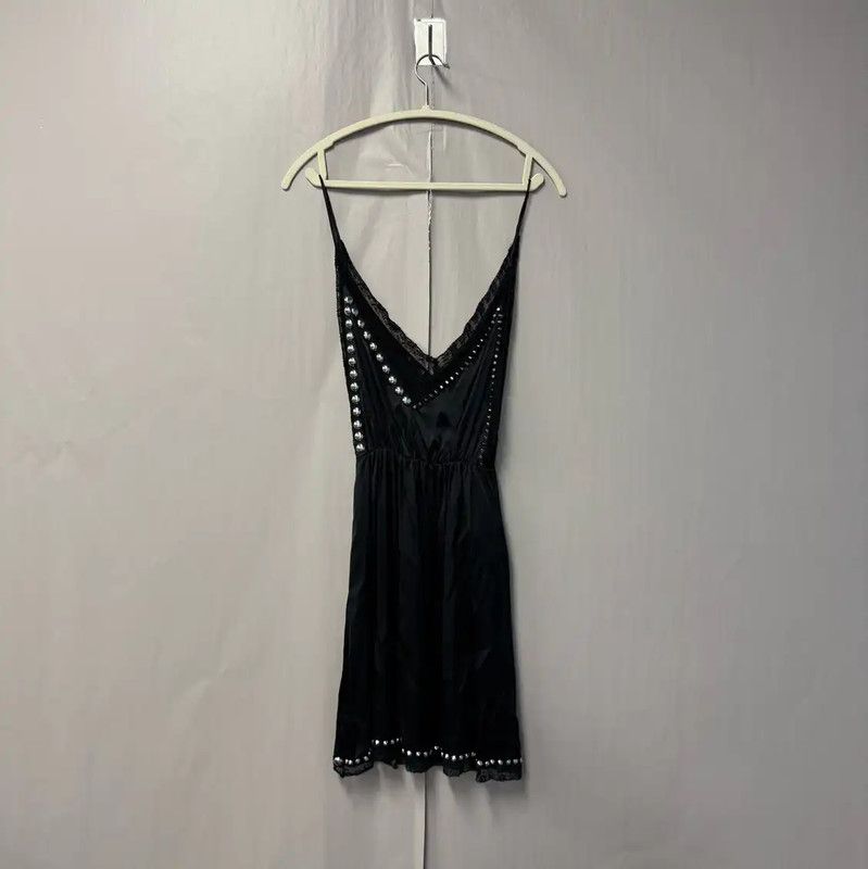 Miu Miu Miu Miu Black Cotton Dress Size S 0089 Size S / US 4 / IT 40 - 2 Thumbnail