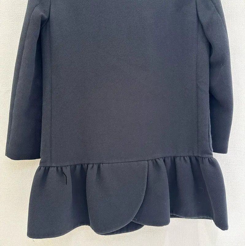 Miu Miu Miu Miu Dark Blue Cotton Mid-Length Coat 0089 Size M / US 6-8 / IT 42-44 - 6 Thumbnail