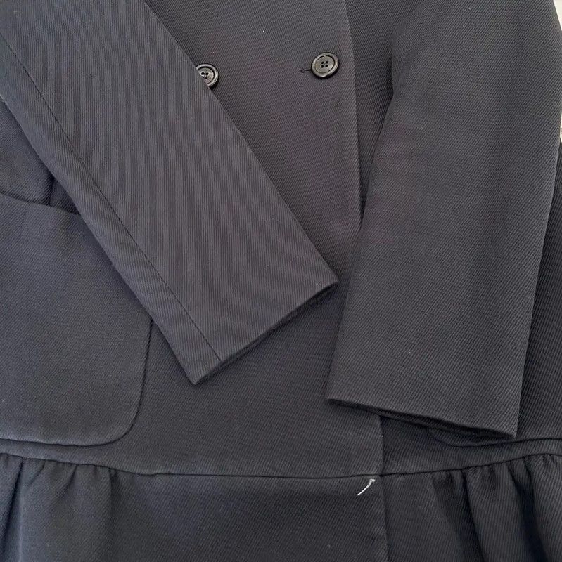 Miu Miu Miu Miu Dark Blue Cotton Mid-Length Coat 0089 Size M / US 6-8 / IT 42-44 - 5 Thumbnail