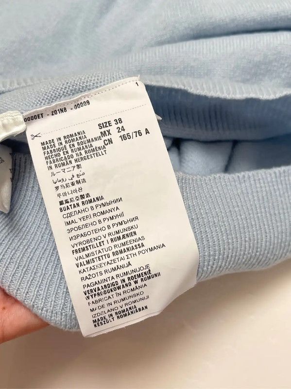 Miu Miu Miu Miu Blue Short Sleeve Summer Sweater 0089 Size S / US 4 / IT 40 - 3 Thumbnail